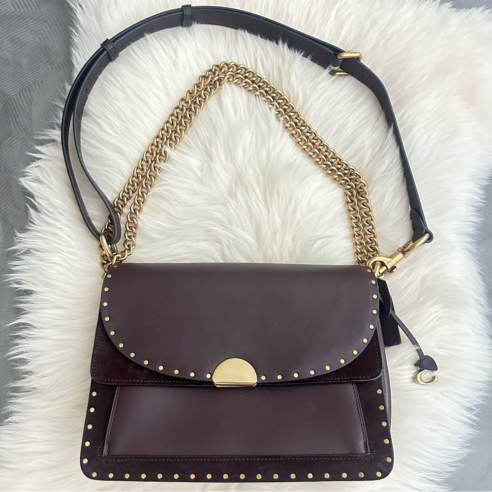 Coach Dreamer Shoulder Bag With Rivets